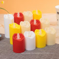 Electronic Moving Wick Flameless LED Candle with Timer